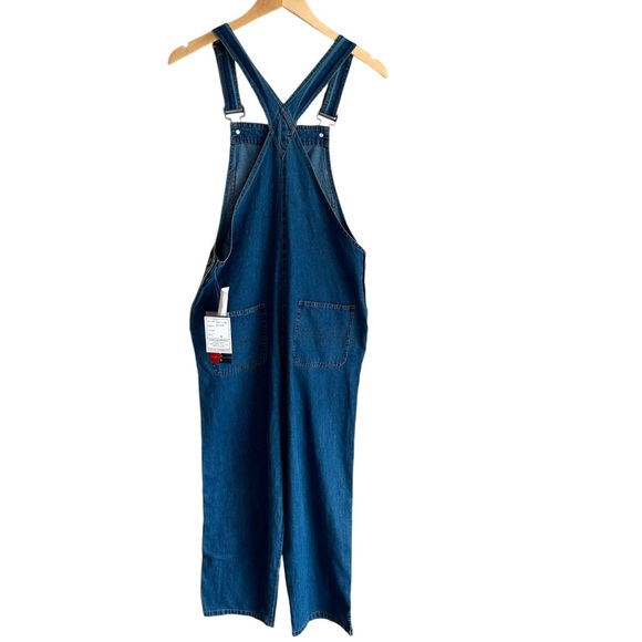 Agapo Hippie Floral Boho Patchwork Denim Overalls Size Small NWT - Picture 2 of 8